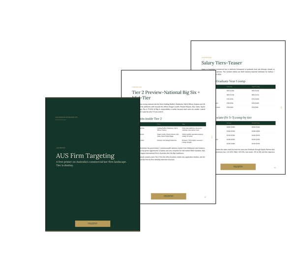 AUS Law Firm Targeting (Briefing)