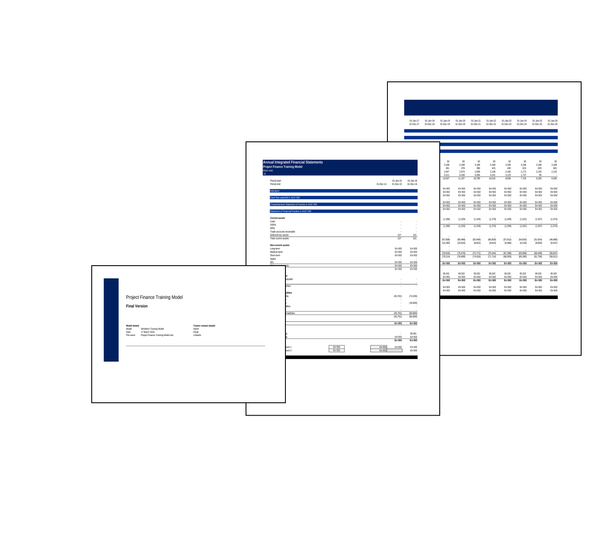 BIG FOUR PROJECT FINANCE TRAINING MODEL (Integrated Wind Farm Reference Template)