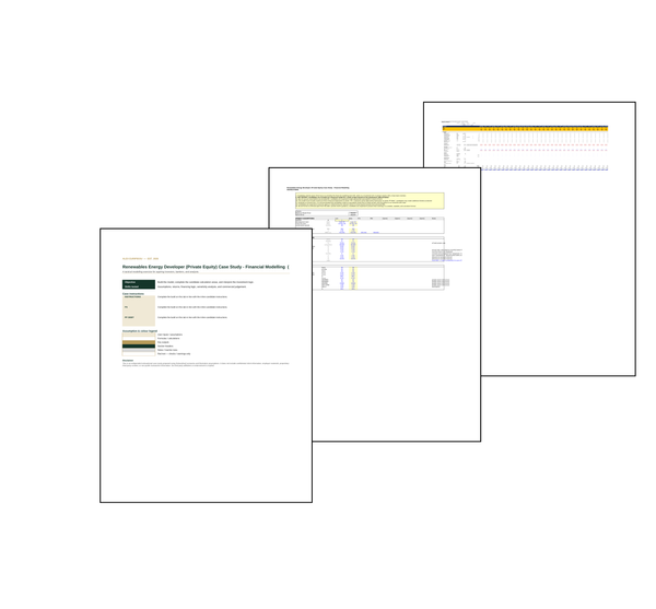 Private Equity Renewables Case Study (Real Case Study)