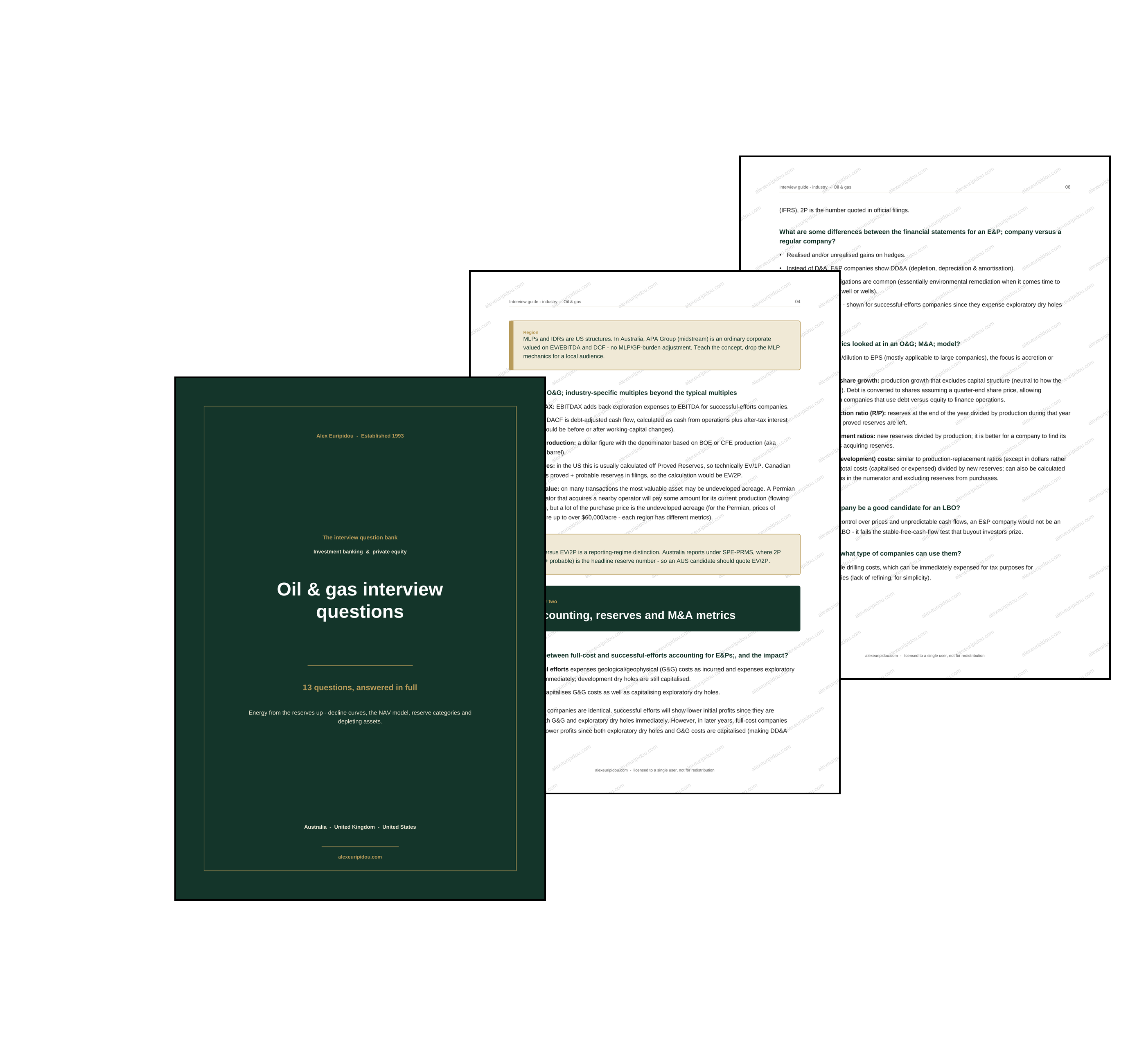Oil & gas interview questions